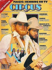ZZ Top vintage Circus Magazine cover December 10, 1976 edition geraldrothberg.com