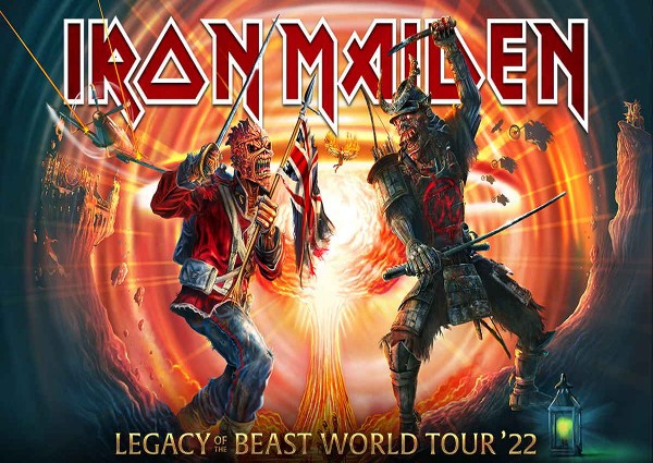Iron Maiden Tour 2022 CIRCUS Magazine, legendary Rock Music publication, founded by Gerald Rothberg editor-publisher. Est 1966