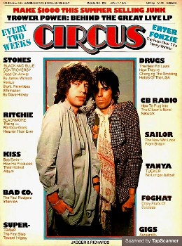 Mick and Keith CIRCUS Cover Image CIRCUS Magazine Official Website. Gerald Rothberg owner-founder editor-publisher. Est. 1966